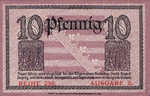 Germany, 10 Pfennig, D31.1a
