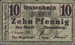 Germany, 10 Pfennig, D29.2a