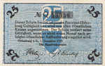 Germany, 25 Pfennig, O19.5c