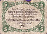 Germany, 5 Pfennig, N51.8a