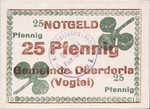 Germany, 25 Pfennig, O3.7d