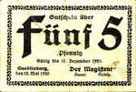 Germany, 5 Pfennig, Q1.4a