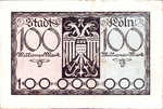 Germany, 100,000,000 Mark, 2684x