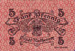Germany, 5 Pfennig, R8.1a