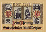 Germany, 10 Pfennig, W36.6a