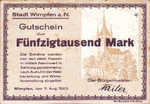 Germany, 50,000 Mark, 5642a