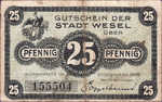 Germany, 25 Pfennig, W31.2a