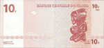 Congo Democratic Republic, 10 Franc, P-0093a