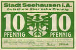 Germany, 10 Pfennig, 1215.1