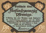 Germany, 25 Pfennig, 612.1