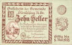 Austria, 10 Heller, FS 716a
