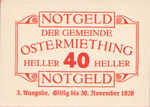 Austria, 40 Heller, FS 713IIIg