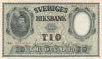 Sweden, 10 Krone, P-0040b