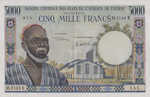 West African States, 5,000 Franc, P-0504Ed