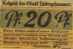 Germany, 20 Pfennig, 837.1
