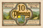 Germany, 10 Pfennig, 886.1a