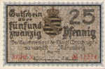 Germany, 25 Pfennig, M8.2b