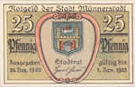 Germany, 25 Pfennig, 912.3