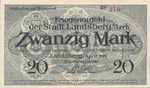 Germany, 20 Mark, 307.02