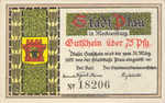 Germany, 75 Pfennig, 1061.1