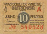 Germany, 10 Pfennig, P26.5i