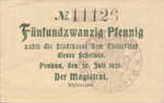 Germany, 25 Pfennig, P13.3a