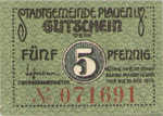 Germany, 5 Pfennig, P26.2d
