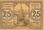 Germany, 25 Pfennig, 1111.1