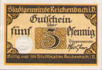 Germany, 5 Pfennig, R20.3a