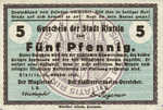 Germany, 5 Pfennig, R30.4a