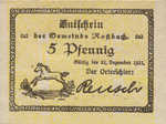 Germany, 5 Pfennig, R44.1a