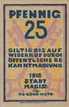 Germany, 25 Pfennig, R15.1b