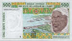 West African States, 500 Franc, P-0910Sc