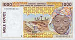 West African States, 1,000 Franc, P-0911Sa