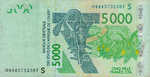 West African States, 5,000 Franc, P-0917Sb