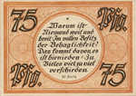 Germany, 75 Pfennig, 1276.1a