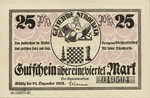 Germany, 25 Pfennig, 1285.2