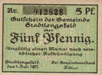Germany, 5 Pfennig, S98.3a