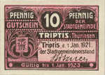 Germany, 10 Pfennig, T28.3b
