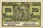 Germany, 25 Pfennig, 1320.5