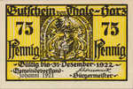 Germany, 75 Pfennig, 1320.9a