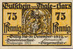Germany, 75 Pfennig, 1320.4b