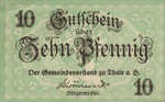 Germany, 10 Pfennig, T7.12a