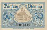 Germany, 50 Pfennig, T30.1b