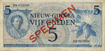 Netherlands New Guinea, 5 Gulden, P-0006s