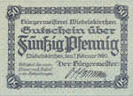 Germany, 50 Pfennig, W37.2c
