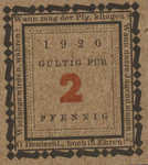 Germany, 2 Pfennig, 1382.3
