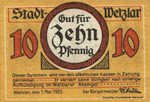 Germany, 10 Pfennig, W36.4a