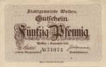 Germany, 50 Pfennig, W18.3
