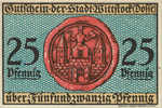 Germany, 25 Pfennig, W53.3